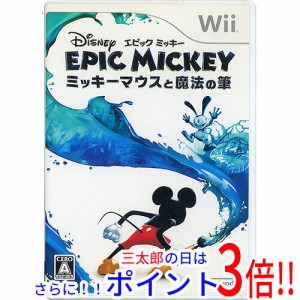 【中古即納】ディズニー エピックミッキー 〜ミッキーマウスと魔法の筆〜 Wii