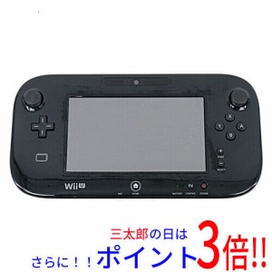 【中古即納】送料無料 任天堂 Wii U ゲームパッド クロ 本体のみ