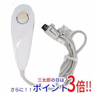 【中古即納】任天堂 Wii用 ヌンチャク(シロ) RVL-004 本体のみ 本体いたみ