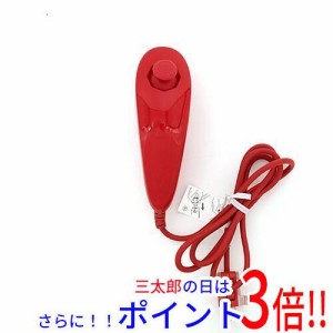 【中古即納】任天堂 ヌンチャク RVL-A-FR アカ 本体のみ