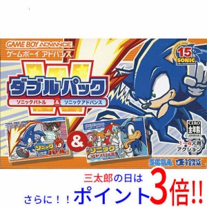 【中古即納】送料無料 セガゲームス ダブルパック ソニック バトル＆ソニック アドバンス GBA