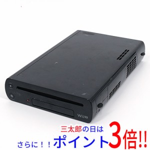 【中古即納】送料無料 任天堂 Wii U kuro 32GB 本体のみ 本体いたみ
