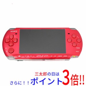 【中古即納】送料無料 SONY PSP ラディアント・レッド PSP-3000 RR バッテリーなし