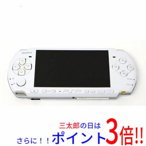 【中古即納】送料無料 SONY PSP パール・ホワイト PSP-3000 PW 液晶画面いたみ