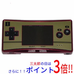 【中古即納】送料無料 任天堂 ゲームボーイミクロ ファミコンカラー OXY-S-GA 液晶画面いたみ