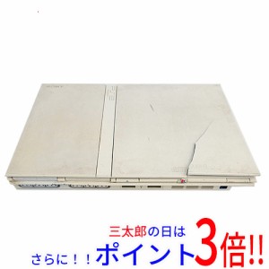 【中古即納】送料無料 SONY プレイステーション2 ホワイト SCPH-70000 CW 本体のみ 本体いたみ