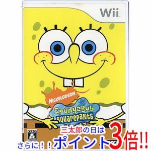 【中古即納】送料無料 スポンジ・ボブ Wii ディスク傷・カバー・説明書いたみ