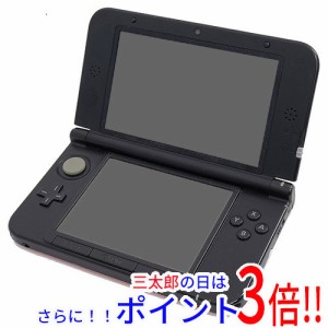 【中古即納】送料無料 ニンテンドー3DS LL レッドXブラック SPR-S-RKAA 本体のみ