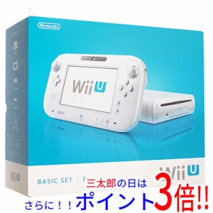 【中古即納】送料無料 任天堂 Wii U BASIC SET shiro 8GB 元箱あり