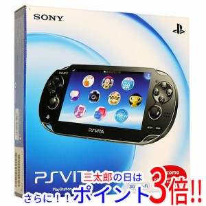 【中古即納】送料無料 ソニー SONY PSVita 3G/Wi-Fiモデル ブラック PCH-1100 AB01 元箱あり