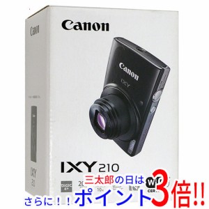 【新品即納】送料無料 キヤノン Canon製 コンパクトデジタルカメラ IXY 210(BK) ブラック 2000万画素 IXY（キヤノン） SDメモリーカード 