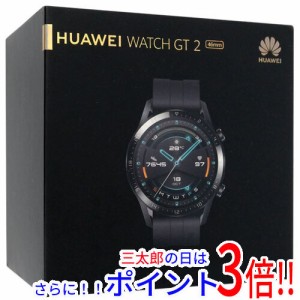 【新品即納】送料無料 ファーウェイ Huawei HUAWEI WATCH GT 2 46mm スポーツモデル 46MM/BK 消費カロリー計算 加速度センサー ランニン