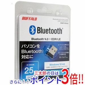 【新品即納】送料無料 バッファロー BUFFALO Bluetooth 4.0＋EDR/LE Class2対応 USBマイクロアダプター BSBT4D200BK