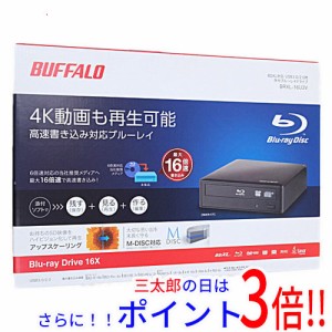 【新品即納】送料無料 バッファロー BUFFALO 4K動画再生対応 外付けブルーレイドライブ BRXL-16U3V M-DISC対応