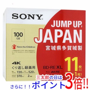 【新品即納】送料無料 ソニー SONY ブルーレイディスク 11BNE3VZPS2 BD-RE XL 2倍速 11枚組 録画用 5mmケース インクジェットプリンター