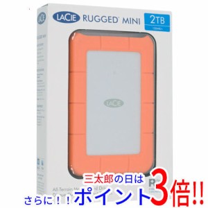 【新品即納】送料無料 LaCie ポータブルHDD Rugged Mini LAC9000298 2TB ポータブルタイプ USB 2.0