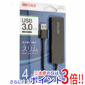 【新品即納】送料無料 バッファロー BUFFALO USB3.0ハブ 4ポート BSH4U120U3BK ブラック USB3.0対応