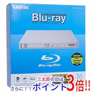 【新品即納】送料無料 ロジテック Logitec ポータブルBlu-rayドライブ LBD-PWA6U3LWH ホワイト バスパワー M-DISC対応