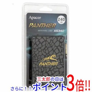 【新品即納】送料無料 Apacer SSD AS340 PANTHER AP240GAS340G-1 240GB SATA