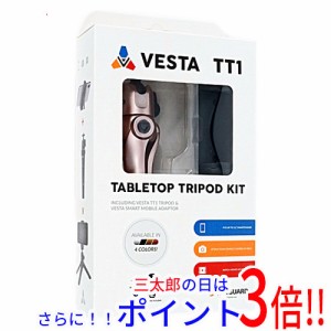 【新品即納】送料無料 VANGUARD ミニ三脚 VESTA TT1 ROSE ローズ ゴム 雲台付属 アルミニウム