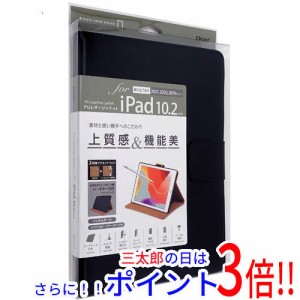 【新品即納】送料無料 ナカバヤシ iPad 10.2inch 2019用 PUレザージャケット Digio2 TBC-IP1908BK ブラック スタンド付き プラスチック（