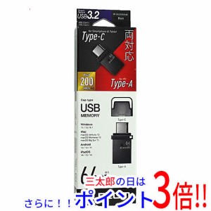 【新品即納】送料無料 エレコム ELECOM Type-C対応USBメモリ MF-CAU32064GBK 64GB ブラック