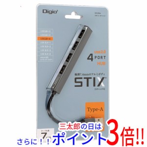 【新品即納】送料無料 ナカバヤシ USBハブ Digio2 UH-2554GY グレー 4ポート バスパワー