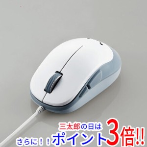 【新品即納】送料無料 エレコム ELECOM 5ボタンBlueLED有線マウス M-Y9UBWH ホワイト BlueLEDマウス 有線（USB Type-A）