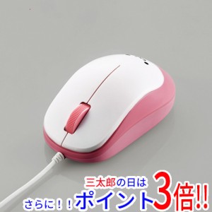 【新品即納】エレコム ELECOM 3ボタンBlueLED有線マウス M-Y8UBPN ピンク BlueLEDマウス 有線（USB Type-A）