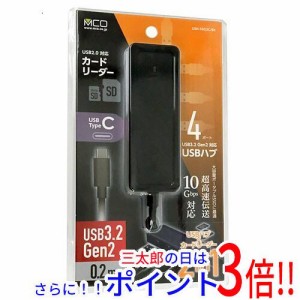 【新品即納】送料無料 ミヨシ USB3.2 Gen2対応USBハブ Type-C USH-10G2C/BK ブラック 4ポート バスパワー