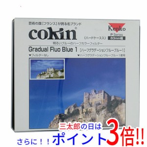 【新品即納】送料無料 Cokin 83×100mm角 ハーフグラデーションフィルター フルーブルー1 P666 色補正