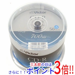 【新品即納】送料無料 Victor パソコン用CD-R SR80FP55SJ5 55枚