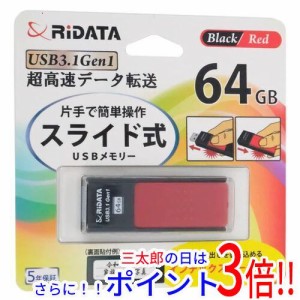 【新品即納】RiDATA USBメモリー RI-HD50U064RD 64GB