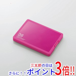 【新品即納】送料無料 ELECOM SD/microSDカードケース プラスチックタイプ CMC-SDCPP36PN