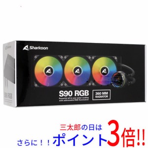 【新品即納】送料無料 Sharkoon 水冷CPUクーラー SHA-S90 RGB AIO ブラック