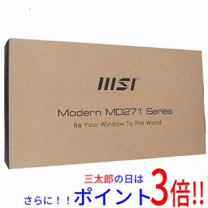 【新品即納】送料無料 MSI 27インチ 液晶ディスプレイ Modern MD271P