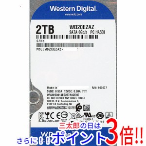 【新品即納】送料無料 Western Digital製HDD WD20EZAZ 2TB SATA600 5400