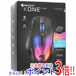 送料無料 【新品訳あり(箱きず・やぶれ)】 ROCCAT ゲーミングマウス Kone XP Air ROC-11-442-01 Ash Black