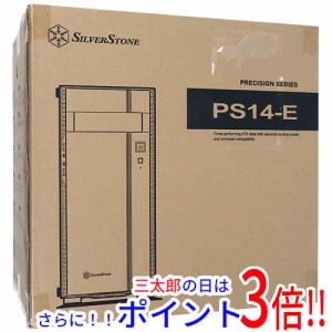 【新品即納】送料無料 SILVERSTONE製 PCケース SST-PS14B-EG ブラック