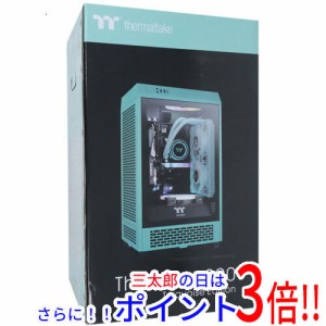 【新品即納】送料無料 Thermaltake ミニタワー型PCケース The Tower 200 Turquoise CA-1X9-00SBWN-00 ターコイズ