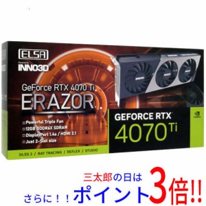 【新品即納】送料無料 ELSAグラボ ELSA GeForce RTX 4070 Ti ERAZOR GD4070T-12GEREZ PCIExp 12GB