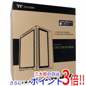 【新品即納】送料無料 Thermaltake ミドルタワーPCケース CTE C700 TG ARGB Snow CA-1X7-00F6WN-01 ホワイト