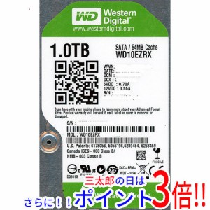 【新品即納】送料無料 ウェスタンデジタル Western Digital製HDD WD10EZRX 1TB SATA600 3.5インチ