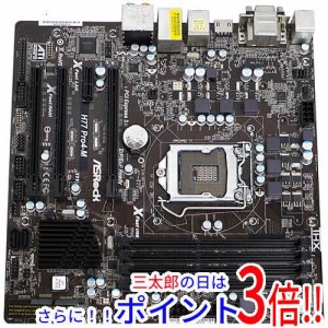 【中古即納】送料無料 ASRock製 MicroATXマザーボード H77 Pro4-M LGA1155