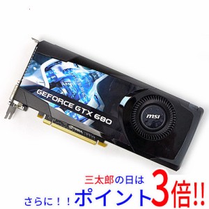 【中古即納】送料無料 MSI製グラボ N680GTX-PM2D2GD5 PCIExp 2GB 2 GB PCI-Express 補助電源有