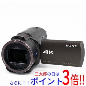 【中古即納】送料無料 ソニー SONY製 デジタル4Kビデオカメラレコーダー FDR-AX45/TI ブロンズブラウン 元箱あり Handycam（ソニー） HDD