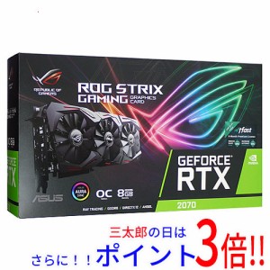 【中古即納】送料無料 ASUS製グラボ ROG-STRIX-RTX2070-O8G-GAMING PCIExp 8GB 元箱あり GeForce RTX 2070 PCI-Express 8 GB 補助電源有