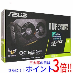 【中古即納】送料無料 エイスース ASUS製グラボ TUF-GTX1660TI-O6G-GAMING PCIExp 6GB 元箱あり PCI-Express 6144MB GeForce GTX