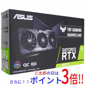 【中古即納】送料無料 ASUS製グラボ TUF-RTX3070TI-O8G-GAMING PCIExp 8GB 元箱あり 8192MB PCI-Express 補助電源有