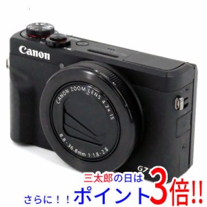 【中古即納】送料無料 キヤノン Canon製 PowerShot G7 X Mark III ブラック 2010万画素 元箱あり PowerShot（キヤノン） SDメモリーカー